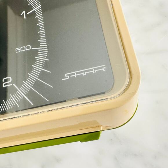 Stube Germany MCM Vintage 5kg Kitchen Scale Green Baking Kitchen Retro Prop - Picture 5 of 7